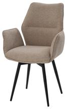 Стул М-СИТИ Стул ГРИН 360 град. поворот. NS-04 Крем, букле / черный каркас, М-City арт. 635M06179