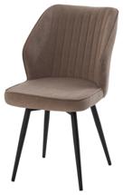 Стул М-СИТИ Стул РОССО 360 град. поворот. B5 Капучино, велюр / черный каркас, М-City арт. 635M06192