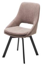 Стул М-СИТИ Стул АСП (ASP), 360 град. поворот. B5 Капучино, велюр / черный каркас арт. 670M05282