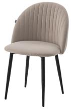 Стул М-СИТИ Стул БАРИ Marseille-13 Латте, велюр / черный каркас арт. 480M06058