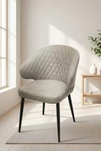 Стул М-СИТИ Стул ХИЛТ 360 град.поворот., цвет B5 Капучино, велюр / черный каркас арт. 635M06232