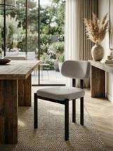 Стул М-СИТИ Стул МОСС, цвет H-09 Светло-серый, велюр / черный каркас арт. 688M06254