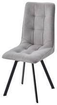 Стул М-СИТИ Стул ДАРЛИНГ 360 град. поворот. цвет B22 Серый, велюр / черный каркас арт. 635M06176