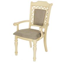 Стул МиК Стул Charlize MK-4521-IV с подлокотниками (цвет патины: коричневый) 51х56х103 см Слоновая кость арт. ZN-136976
