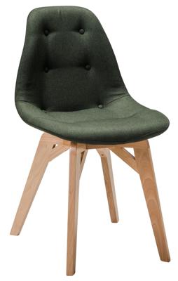 Стул R-Home Стул Eames lite тёмно-зеленый/натур. Бук арт. 8601901001h_Dark_Green_н.бук
