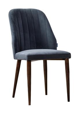 Стул R-Home Стул Alen Diag grey_т. орех арт. 410127152h_Diag grey_т.орех