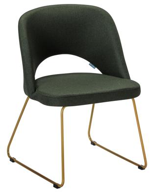 Стул R-Home Стул Lars тёмно-зеленый/Линк золото арт. 410120124h_Dark_Green