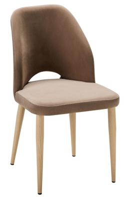 Стул R-Home Стул Ledger Diag beige/нат.дуб арт. 410123141h_Diag beige_н.дуб
