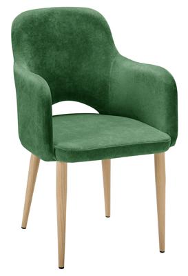 Стул R-Home Стул Ledger green grass/нат.дуб арт. 410124166h_Green grass_нат.дуб