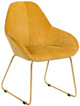 Стул R-Home Стул Kent Жёлт/Линк Золото арт. 4101198h_ЖёлтЗолот