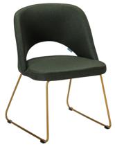 Стул R-Home Стул Lars тёмно-зеленый/Линк золото арт. 410120124h_Dark_Green