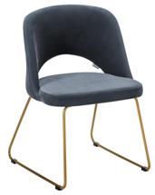 Стул R-Home Стул Lars Diag grey/Линк золото арт. 410120144h_Diag grey