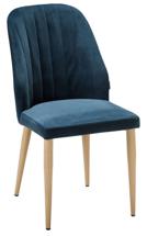 Стул R-Home Стул Alen Diag blue/нат.дуб арт. 410127161h_Diag blue_н.дуб