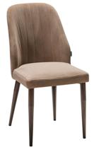 Стул R-Home Стул Alen Diag beige/т. орех арт. 410127142h_Diag beige_т.орех