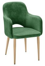 Стул R-Home Стул Ledger green grass/нат.дуб арт. 410124166h_Green grass_нат.дуб