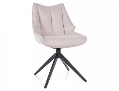 Стул Signal Стул кухонный поворотный Signal CODA Brego 22 (светло-бежевый/черный) арт. CODABRCJBE22