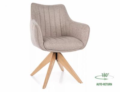 Стул Signal Стул кухонный Signal AZALIA D Brego 31 поворотный (светло-бежевый/дуб) арт. AZALIADBRDJBE