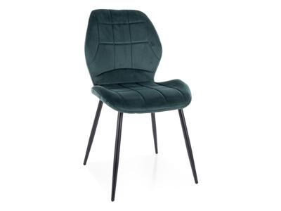 Стул Signal Стул кухонный Signal JAKE Velvet Bluvel 78 (темно-зеленый/черный) арт. JAKEVCZ