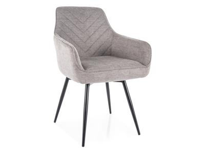 Стул Signal Стул кухонный Signal SERVIO Brego 07 поворотный (серый/черный) арт. SERVIOBRCSZ