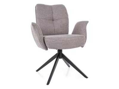 Стул Signal Стул кухонный Signal WING Brego 07 поворотный (серый/черный) арт. WINGBRCSZ