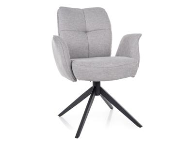 Стул Signal Стул кухонный Signal WING Brego 02 поворотный (светло-серый/черный) арт. WINGBRCJSZ