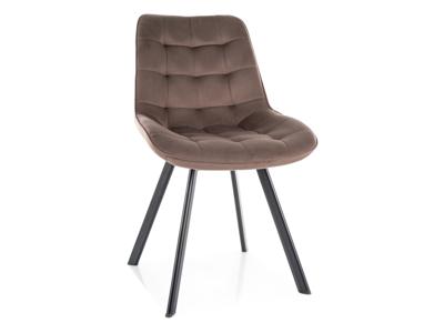 Стул Signal Стул кухонный Signal MONTI Velvet Bluvel 38 поворотный (капучино/черный) арт. MONTIVCCA