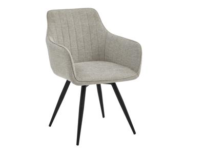 Стул Signal Стул кухонный Signal BALLO Brego 31 поворотный (светло-бежевый/черный) арт. BALLOBRCJBE31