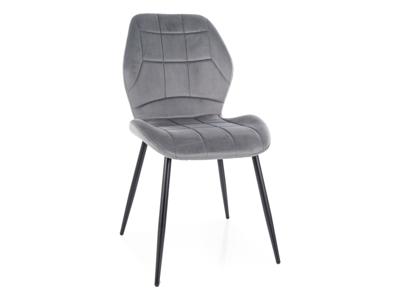 Стул Signal Стул кухонный Signal JAKE Velvet Bluvel 14 (серый/черный) арт. JAKEVCSZ