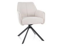 Стул Signal Стул кухонный Signal NOTTI Brego 22 поворотный (светло-бежевый/черный) арт. NOTTIBRCJBE22