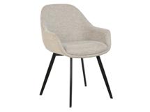 Стул Signal Стул кухонный Signal VINTO Brego 31 (светло-бежевый/черный) арт. VINTOBRCJBE