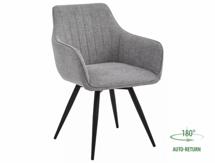 Стул Signal Стул кухонный Signal BALLO Brego 07 поворотный (светло-серый/черный) арт. BALLOBRCSZ07