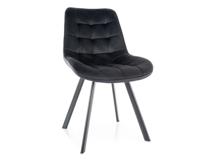 Стул Signal Стул кухонный Signal MONTI Velvet Bluvel 19 поворотный (черный/черный) арт. MONTIVCC