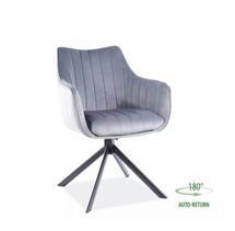 Стул Signal Стул кухонный Signal AZALIA VELVET (серый/черный) арт. AZALIAVCSZ