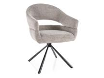 Стул Signal Стул кухонный Signal BORGO Raven 07 поворотный (серый/черный) арт. BORGORCSZ