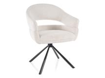 Стул Signal Стул кухонный Signal BORGO Raven 22 поворотный (светло-бежевый/черный) арт. BORGORCBE