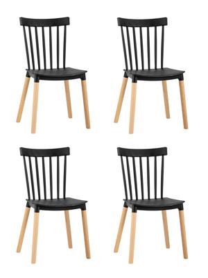 Стул Stool Group Стул Field пластик черный 4 шт. арт. УТ000037259
