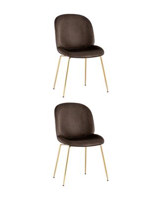 Стул Stool Group Стул Beetle коричневый 2 шт арт. УТ000037560