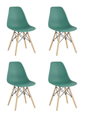 Стул Stool Group Стул Eames Style DSW серо-зеленый x4 (разборный каркас) арт. УТ000037609