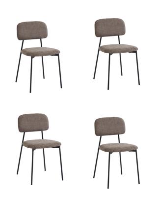 Стул Stool Group Стул Chao коричневый черные ножки 4 шт. арт. УТ000040811