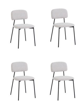 Стул Stool Group Стул Chao светло-серый черные ножки 4 шт. арт. УТ000040812