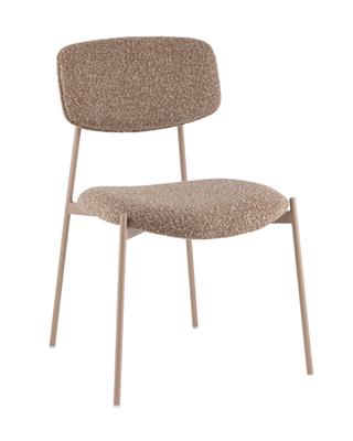 Стул Stool Group Стул Doe без подлокотников коричневый бежевые ножки арт. УТ000040246