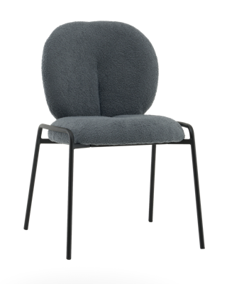 Стул Stool Group Стул Моллек букле темно-серый арт. УТ000041522