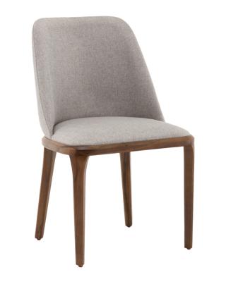 Стул Stool Group Стул Вудмайкл каркас дерево цвет темный орех рогожка бежевый арт. УТ000041531