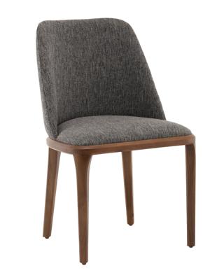 Стул Stool Group Стул Вудмайкл каркас дерево цвет темный орех рогожка темно-серый арт. УТ000041530