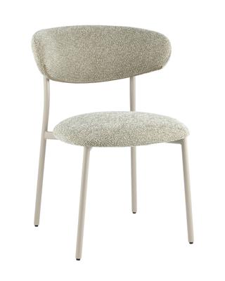 Стул Stool Group Стул обеденный Ayla бежево-зеленый кремовые ножки арт. УТ000041711