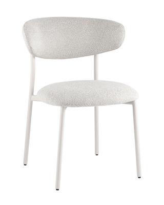 Стул Stool Group Стул обеденный Ayla серый белые ножки арт. УТ000041710