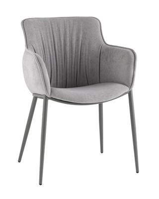 Стул Stool Group Стул Твигги велюр серый, каркас серый арт. УТ000041930