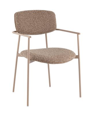 Стул Stool Group Стул Doe коричневый бежевые ножки арт. УТ000040248