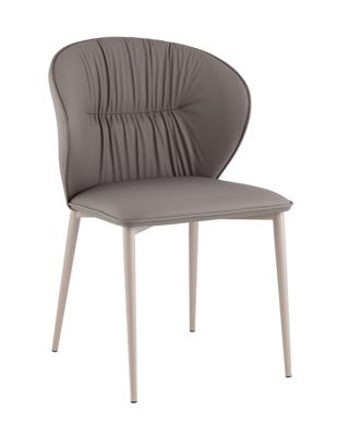 Стул Stool Group Стул обеденный Deia серая экокожа серые ножки арт. УТ000040332