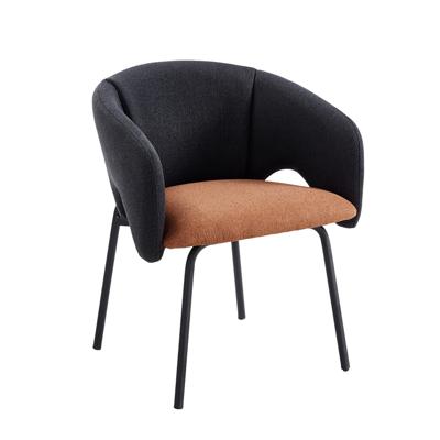 Стул Stool Group Стул обеденный Afrida рогожка тёмно-синий терракот арт. УТ000042090